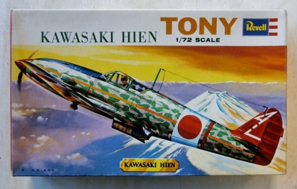 Kawasaki Ki-61 Hien  Tony Fighter 1/72 Scale Plastic Model Kit Revell H-621