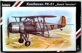 Koolhoven FK-51 Trainer 1/72 Scale Plastic Model Kit Special Hobby SH72048