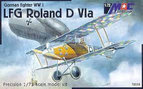 LFG Roland D.Vla Fighter 1/72 Scale Plastic Model Kit MAC Distribution 72033