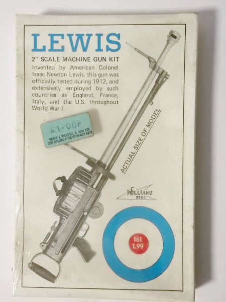 Lewis .303 Model 1915 Aircraft Gun 1/4 Scale Plastic Model Kit Williams75200
