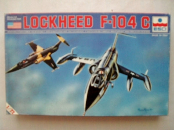 Lockheed F-104C Starfighter 1/72 Scale Plastic Model Kit ESCI 9011