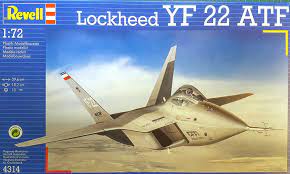 Lockheed Martin YF22 Fighter 1/72 Scale Plastic Model Kit Revell 4314