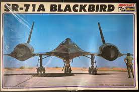 Lockheed SR 71A Blackbird Recon Aircraft 1/72 Scale Plastic Model Kit Hasefawa 1187