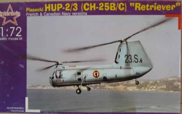 Piasecki H-25- HUP-2 Helicopter  1/72 Scale Plastic Model Kit Interavia