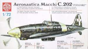 Macchi C.202 Folgore Fighter 1/72 Scale Plastic Model Kit Supermodel  10-010