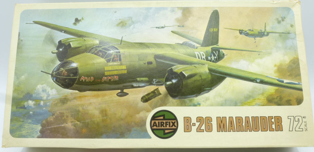 B26 Model Kit Martin B-26 Marauder Bomber 1/72 Scale Plastic Model Kit Airfix 04015-