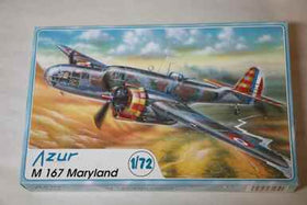 Martin Maryland 167  Bomber1/72 Scale Plastic Model Kit  Azur 024