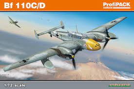 Messerschmitt Bf-110 C/D Fighter "Profitpack"1/72 Scale  Plastic Model Kit Eduard 7081