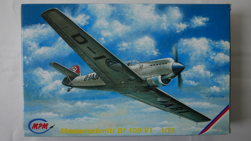 Messerschmitt Bf 109V-1 Fighter 1/72 Scale Plastic Model Kit MPM 72128