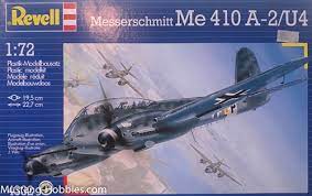 Messerschmitt Me-410A-2/Ur Hornisse Fighter 1/72 Scale Plastic  Model Kit Revell 4332