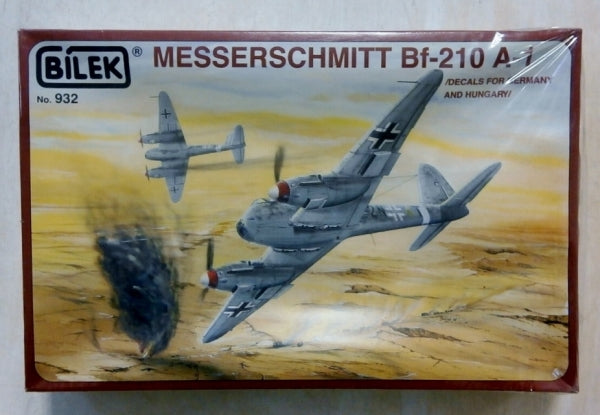 Messerschmitt Me 210 A-1 Fighter 1/72 Scale Plastic Model Bilek 932