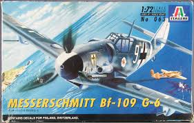 Messerschnitt BF109 G-2 1/72 Scale Plastic Model Kit Italeri 063