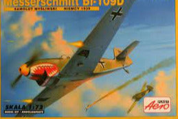 Messerschnitt BF109 D 1/72 Scale Plastic Model Kit Aeroplast 00271