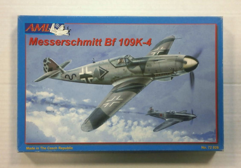 Messerschnitt BF109 K 1/72 Scale Plastic Model Kit AML 72026