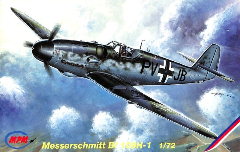 Messerschnitt Bf109-H-1 Fighter 1/72 Scale Plastic Model Kit MPM 72069