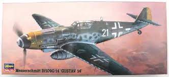 Messerschnitt Me109 G-14 1/72 Scale Plastic Model Kit Hasegawa 51318