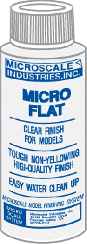 Microscale Micro Flat Clear Coat 1 Fluid Ounce MI-3