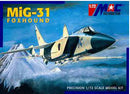 Mikoyan Guerivich Mig-31 "Foxhound" Fighter 1/72 Scale Plastic Model Kit MAC Distribution 72039