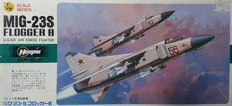 Mikoyan  Mig 23S Flogger B Fighter 1/72 Scale  Plastic Model Kit Hasegawa E13