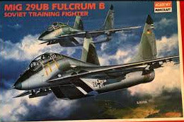 Mikoyan  Mig 29UB  Fulcrum B Fighter 1/72 Scale  Plastic Model Kit Academy 2119