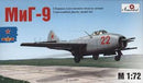 Mikoyan  Mig 9 Fighter 1/72 Scale  Plastic Model Kit AModel 7206