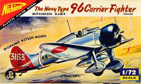 Mitsubishi A5M4 Type 97 Fighter "Claude" 1/72 Scale Plastic Model KiT Nichimo S7202