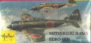 Mitsubishi A6M5 Zero 1/72 Scale Plastic Model Kit Heller L062