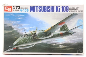 Mitsubishi KI-109 Fighter 1/72 Scale Plastic Model Kit LS Models A603
