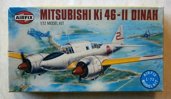 Mitsubishi KI-46 ll Dinah Recon 1/72 Scale Plastic Model Kit Airfix X-207-300