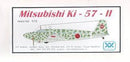 Mitsubishi Ki-57-ll Transport 1/72 Scale Resin Model Kit AV Resins AV99