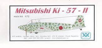Mitsubishi Ki-57-ll Transport 1/72 Scale Resin Model Kit AV Resins AV99