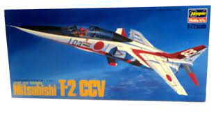 Mitsubishi T2 CCV Test Aircraft 1/72 Scale Plastic Model Hasegawa SK04