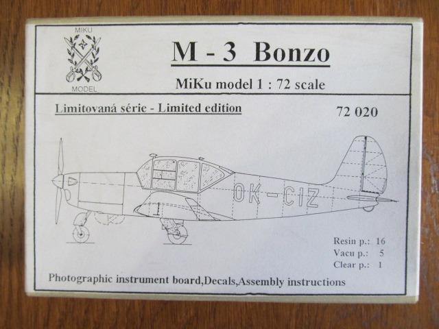 Mraz M-3 Bonzo Lightplane 1/72 Scale Resin Model Kit MIKU 72020