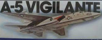 North American A-5A Vigilanye 1/72 Scale Plastic Model Kit Advent 3356