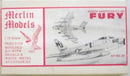 North American FJ-4B FuryFighter Trainerr 1/72 Scale Plastic Model Kit Merlin 20