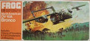North American OV-10D Bronco 1/72 Scale Plastic Model Kit Frog F265
