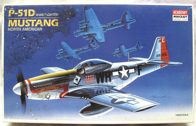 North American P-51D Mustang 1/72 Scale Plastic Model Kit Minicraft 2132