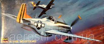 North American P-51K Mustang 1/72 Scale Plastic Model Kit Hasegawa 51321