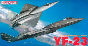 Northrop MDD YF-23 Fighter 1/72 Scale Plastic Model Kit Dragon 2507