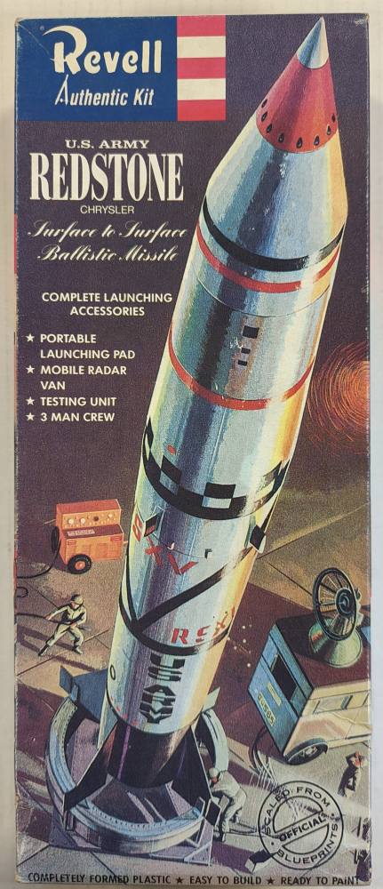 PGM-11 Redstone Ballastic Missle 1/110 Scale Plastric Model Kit Rug Revell H1803-75