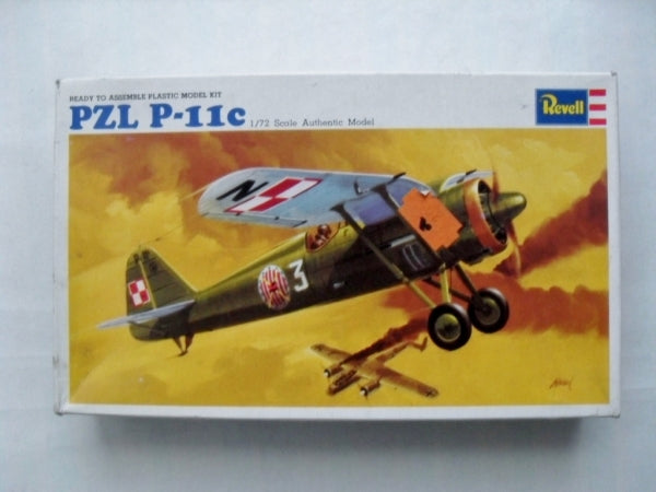PZL P-11c Fighter 1/72 Scale Plastic Model Kit Revell H647-50