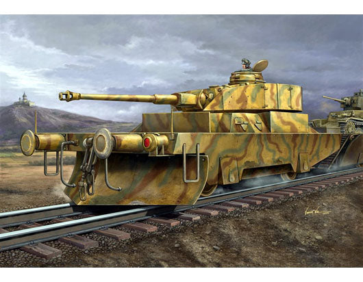 Panzerjagerwagen  Armoured Train 1/35 Scale Plastic Model Kit Trumpeter 00369