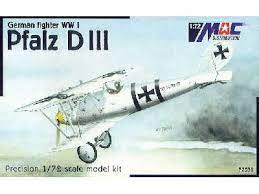 Pfalz D.lll Fighter 1/72 Scale  Plastic Model Kit Mac Distribution 72031