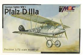 Pfalz D.llla Fighter 1/72 Scale  Plastic Model Kit Mac Distribution 72032