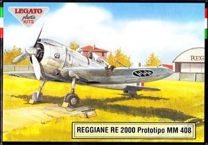 Reggiane RE 2000 Fakco 1/72 SCale Plastic Aircraft Model Kit Legato LPK7208