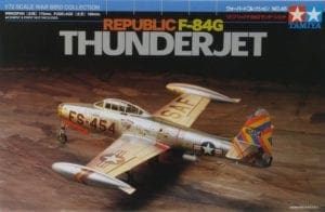 Republic F-84G Thunderjet 1/72 Scale Plastic Model Kit Tamiya 60745