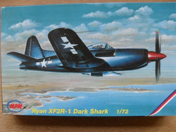 Ryan XF2R-1 Dark Shark Fighter 1/72 Scale Plastic Model Kit MPM  72039