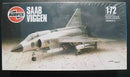 SAAB  AJ37 Viggen Fighter 1/72 Scale Plastic Model Aircraft Airfix 03015