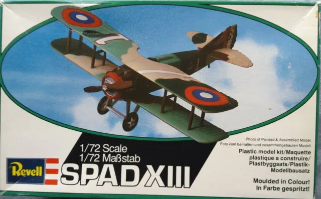 SPAD Xlll Fighter 1/72 Scale  Plastic Model Kit Revell H-4109