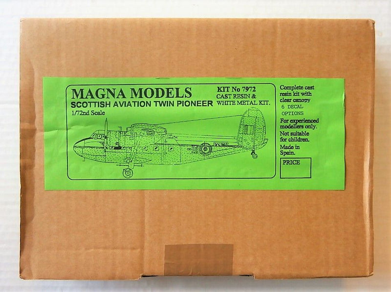 Scottish Aviatiion Twin Pioneer transport 1/72 Scale Resin Model Kit Magna Models 7972